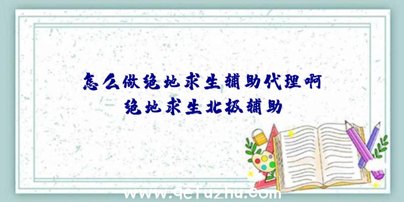 「怎么做绝地求生辅助代理啊」|绝地求生北极辅助